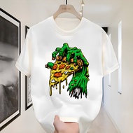 * * Comfortable Durable Mleyot T-Shirt with Bloody Zombies Punk Horror Graphic Grunge Motif Suitable
