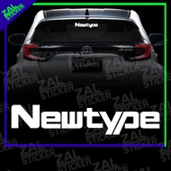 * STICKER KERETA NEWTYPE GUNDAM MYVI AXIA ALZA BEZZA EXORA PERSONA VIOS ALTIS CITY CIVIC