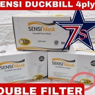 Terjangkau Masker Sensi Duckbill 4Ply Original Face Duck 3 Ply Isi