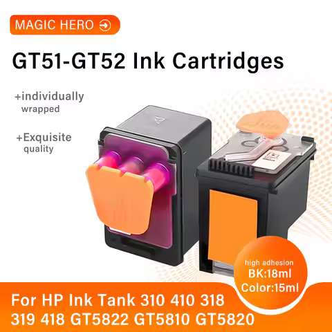 GT51-GT52/MOH50A MOH51A Ink Cartridges ,for HP Ink Tank 310 410 318 319 418 GT5822 GT5810 GT5820 Pri