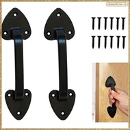 [K O G X] Heavy Duty for Outdoor Gate Handles, 7.5 Inch Cast Iron Barn Door Handles, for Shed& Garde
