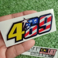 Sticker 469 rossi pantul cahaya