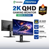Amdox QHD IPS Monitor 2560 x 1440 100Hz 100% sRGB (23.8'' Inch) P238Q