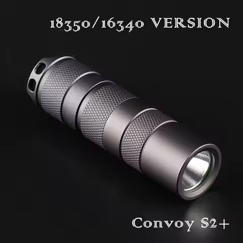 18350/16340 version Convoy S2+ Gray XML2 U2-1A EDC LED Flashlight,torch,lanterncamping light, lamp,f