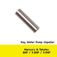 Water Pump Impeller Key 8HP 9.8HP 9.9HP Mercury Tohatsu Outboard - 3B2-65022-0 / 17-9521811