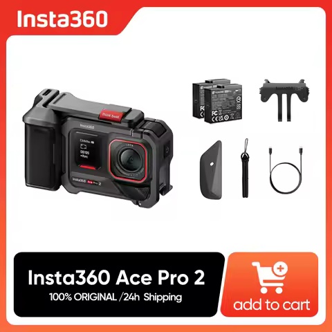 Insta360 Ace Pro 2 Xplorer Bundle: Dual Battery 8K Waterproof Action Camera Co-Engineered with Leica