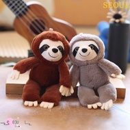 SEOUL Sloth Small Pendant, Bag Charm Soft Doll Plush Sloth Keychain, Kids Toy Stuffed Animals Simula