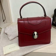 BVLGARI 紅色蛇頭包