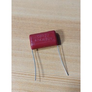 [Bag of 10] 474J 630V, 684 400V, 105 400V, 225 400V - RED CAPACITOR CBB22