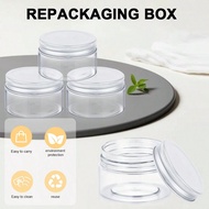 Lon đóng gói miệng rộng trong suốt 30ML, làm bằng vật liệu nhựa PET có nắp nhôm, dùng để đóng gói'sả