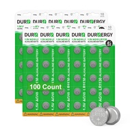 LR1130 Battery 100 Pack, AG10 Button Cell Batteries, 389 Watch Battery, LR1130 Button Cell Batteries