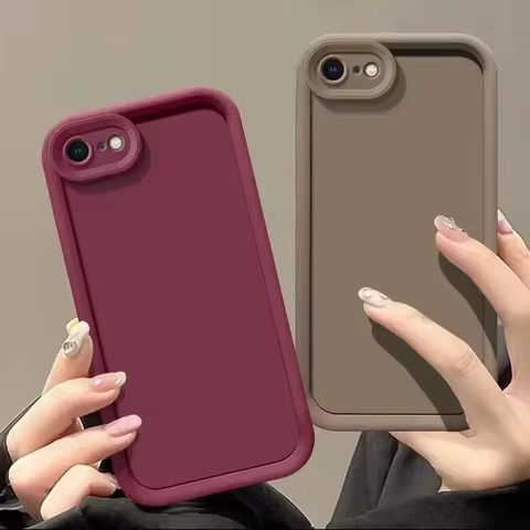 For iPhone 5 Case For Apple 6 6S SE 2016 7 Plus 8 P Plus SE2 SE3 SE4 2024 16E 16 E Silicone Phone Bu