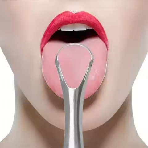 Tongue Scraper PP material /Stainless Steel Tongue Cleaner Bad Breath Removal Oral Care Tools