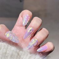 ️ Box Manicure Ru Link Yeyu Shimmering Handmade Arrive The Next Day Wearing Nails Nail Patch BNP511
