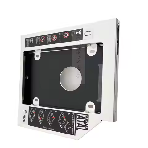 2nd Hard Drive Optical bay Caddy Bracket for HP EliteBook 8760w 8770w 8470w 8560w 8570w Samsung R730