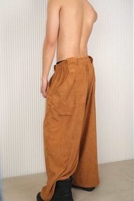 88R — Corduroy Lounge Pants กางเกงลูกฟูก เอวยางยืด ทรงกระบอก ตกแต่งกระเป๋า