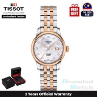 Tissot T006.207.22.116.00 Women's Le Locle Automatic 29mm Diamond Index Pearl Dial Steel Woman Watch T0062072211600