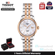 Tissot T006.207.22.116.00 Women's Le Locle Automatic 29mm Diamond Index Pearl Dial Steel Woman Watch