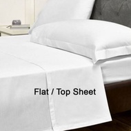 Promo Terbatas Sprei Flat Sheet Katun Tc300 Premium
