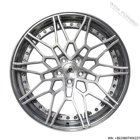 OEM 17 18 19 20 21 22 Inch Custom 2pcs Forged 6061 T6 Alloy Rim 5x112 5x114.3 5x120 Concave Passenge