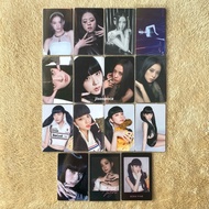 YG Blackpink JISOO PHOTOCARD — born pink pc album official photobook box pink black tag lp kit versi
