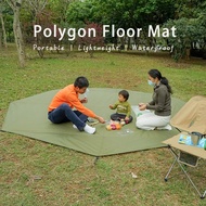 4x4 Picnic Rug Waterproof Camping Groundsheet Large Picnic Mat 3x3 Ground Sheet Octagonal Footprint 