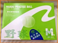 〈ElRey野球王〉NAIGAI 軟式棒球 M-BALL 日製 練習球 (一打)