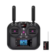 Hotrc HT-10A 2.4G 10CH Transmitter with F-10A Receiver, Multi-Protocol RC Controller for Drone Car B