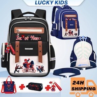 backpack school bag spiderman school bag for primary school kids school bag waterproof bagpack