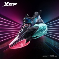 XTEP Qixi Men Basketball Shoes Breathable Shock-Absorbing  Wear-Resistant Low-Top RQCU