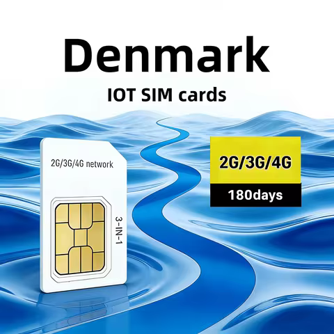 4G 360MB Data SIM Card Denmark For Elderly/Children Trackers, Pet Locators & Positioning Systems (CJ