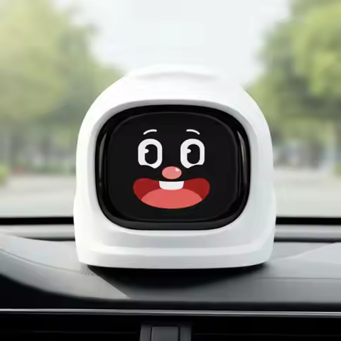 Intelectual Electronic Car Robots with Animated Expressions Intelligent Electronic Vehicle Pet for M