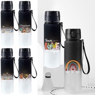 Black Gradient Color Water Bottle Insulated Sports Water Bottle 32oz Water Bottle BPA Free Teacher 2