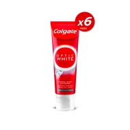 [มี 4 แพ็คให้เลือก] ยาสีฟัน คอลเกต อ๊อพติค ไวท์ เอ็กซ์โฟลิเอตติ้ง มิเนรัล 100 กรัม Colgate Optic Whi