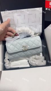 小香家23P Kelly 霧霾藍手機包 可放手機 交叉背 香港現貨/預訂