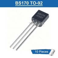 10pcs Original BS170 TO-92 60V/500mA N-Channel MOSFET Transistor New