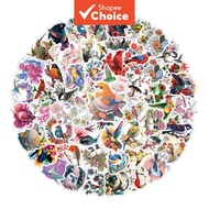 Flowers and Birds Stickers 355pcs Vintage Y2K Downtown Aesthetics Sticker Anime Romance 90s 80s Funn