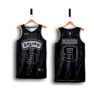 NEW SPURS TONY PARKER BASKETBALL JERSEY FREE CUSTOMIZED NAME AND NUMBER ONLY