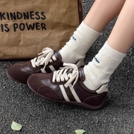 YACF women's sportswear, two-striped suede combination 28318 5/9