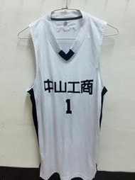 中山工商制服球衣 棒球隊球衣運動球衣棒球服足球服籃球服羽球服亮面球衣表演服蒐藏用制服角色扮演制服紀念衣