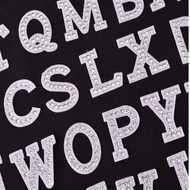 1pc A-Z Letter, Bright Color, Exquisite, Custom Name, Hand-Stitched Patch, Adhesive Backing, Badge, 