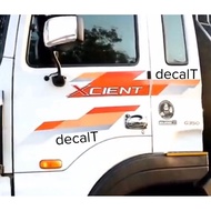 Hyundai xcient Truck Sticker. Hyundai Truck xcient Sticker