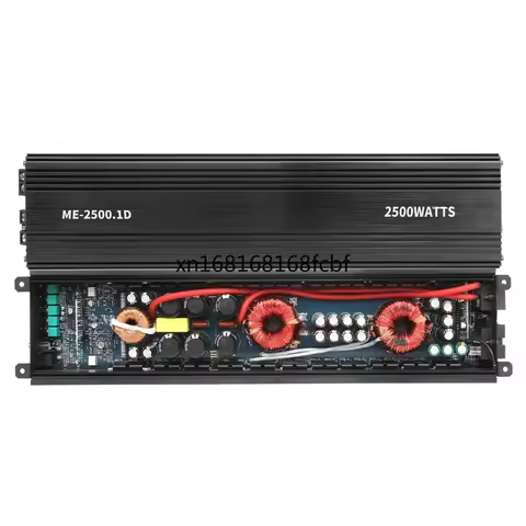 Suitable for SPL High Power Subwoofer Amp, 2500W RMS Mono Car Amplifier, 1 Ohm Stable Class D, for C