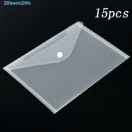 BACK2LIFE File Bag Wallet Envelope Bag A5/A4 Plastic Folders Document Bags A5/A4