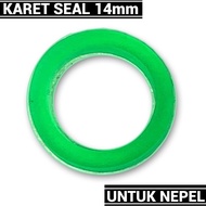 seal karet anti bocor nepel drat 18mm output pompa DC 12V