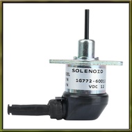 1 Piece 12V Fuel Shutdown Solenoid Valve 1G772-60014 1G772-60012 Replacement Parts for Kubota Engine