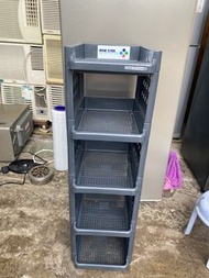 九成新五層收納架