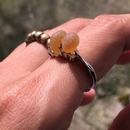 【Lost and find】天然原石 戈壁瑪瑙 瑪瑙原石 雙生糖果 指環