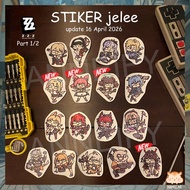 Sticker Jelee ZZZ Zenless Zone Sunna Aria Nan Gong Yu Evelyn Astra Vivian Hugo Lucia Alice Yuzuha Ju