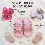 Cute Girls' Sandals JOKIXX 815 K8 - Casual Sandals with 2cm Heels and Luxury Accessories